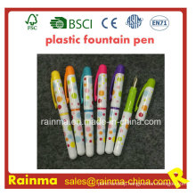 Color Plastic Fountain Pen with Nice Color